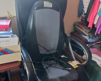 Leather office chair, chair/ Heat massage