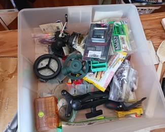 Fishing reels and supplies lures