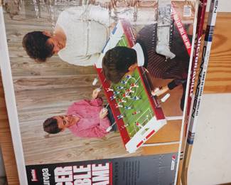 Child size foosball soccer game table