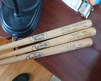 Louisville Slugger championship miniature bats baseball