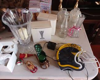 University of Michigan U of M neon helmet light