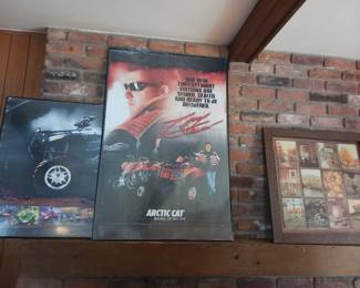 Arctic Cat advertising posters snowmobile