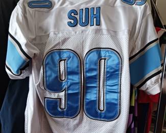 Detroit Lions Suh football jersey