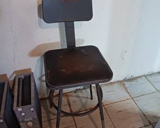 Vintage engineers drafting chair