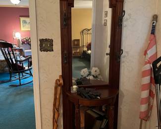 Hall Tree, excellent condition.