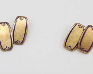 GOLD CUFFLINKS
