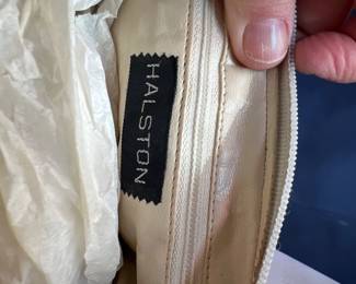 Halston label purse handbag