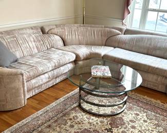 Vintage Carson's Modern 3 Piece Sectional