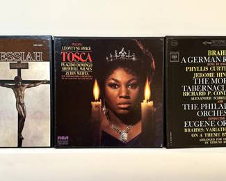 Handel Messiah, Tosca, Brahms