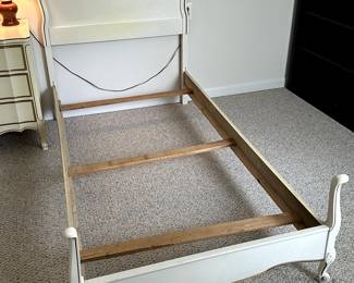 Vintage French Provincial Twin Bed Frame