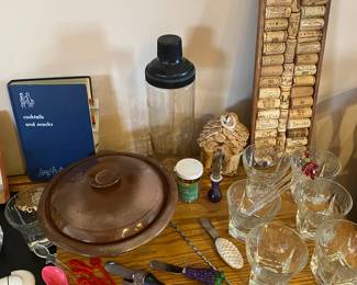 Frankoma, Rock Glasses, Cork Decor