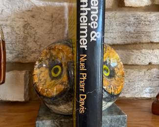 Marble Art Bookends