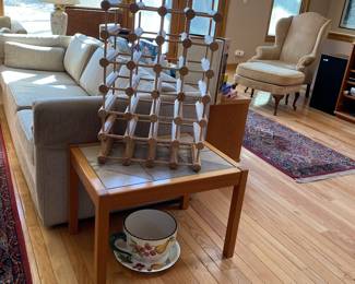 Retro Wine Bottle Rack