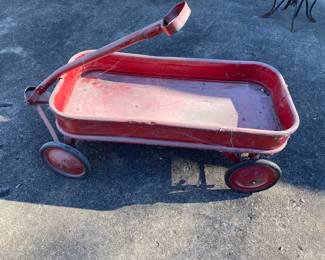 Vintage Red Wagon