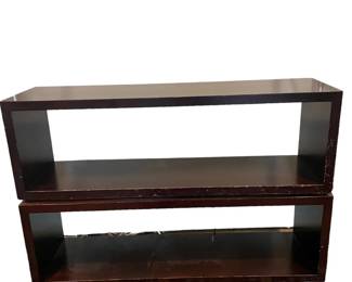 $100 USD     Pair of Open Rectangular Wood Shelves MD219-6     Description:  Enhance your home organization with the Pair of Open Rectangular Wood Shelves. Made from high-quality wood, these shelves provide a sturdy and stylish solution for storing and displaying your belongings. The open design allows for easy access and can be easily mounted on any wall. Update your space with these versatile shelves.
Dimensions: 55 x 15 x 18"H
Condition: Surface scratches.  See photos for more details.
Local pick up Bethesda, MD.  Contact us for shipper suggestions.