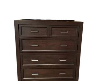 $400 USD      Crate & Barrel 6 Drawer Nolan Dresser MD219-11     Description:  Elevate your bedroom with the Crate & Barrel Nolan Dresser. With six spacious drawers, this dresser offers ample storage space for all your clothing and accessories. Crafted with quality and style in mind, the Nolan Dresser is a must-have for any modern home.
Dimensions: 36 x 20 x 50"H
Condition: Very good condition
Mirror not included in this listing.  See additional listing for mirror.  
Local pick up Bethesda, MD.  Contact us for shipper suggestions.