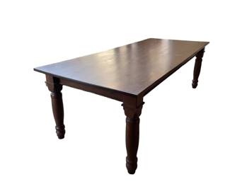 $1000 USD       Farm Rustic Large 3 Drawer Wood Dining Table MD219-17     "The Farm Rustic Large 3 Drawer Wood Dining Table is expertly crafted for both style and functionality. With 3 spacious drawers, this table provides ample storage for your dining needs. Made from high-quality wood, it adds a touch of rustic charm to any farmhouse or traditional home. Upgrade your dining experience today."

Dimensions: 96 x 39 x 36"H

Condition: Good condition.  Please see photos for surface scratches

Local pick up Bethesda, MD.  Contact us for shipper suggestions.     https://goodbyhello.com/products/copy-of-tv-entertainment-center-md219-16?_pos=22&_sid=c42f9c946&_ss=r