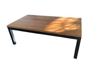 $400 USD      Room & Board Parsons Coffee Table MD219-12    Description:  Expertly crafted and designed, the Room & Board Parsons Coffee Table is the perfect addition to any living space. Made from high-quality materials, this coffee table offers durability and timeless style. Its simple yet elegant design adds a touch of sophistication to any room, making it a versatile and functional piece of furniture.
Dimensions: 54 x 30 x 18.5"
Condition: Good condition.  Some surface scratches
Local pick up Bethesda, MD.  Contact us for shipper suggestions.