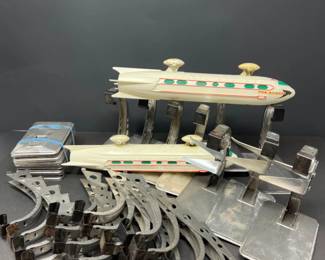 Vintage 1960s Wham-O X-20 Deluxe Electric Monorail - Large Set