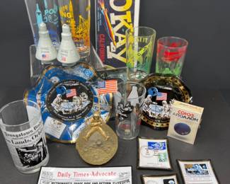 Atomic Space Moon Landing Memorabilia - Tumblers - Trays