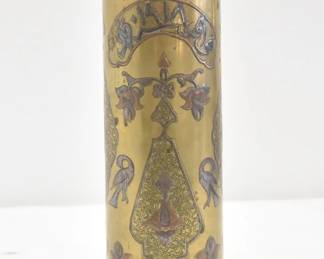 WORLD WAR 1 MIXED METAL CARTRIDGE SHELL 