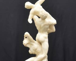 RAPE OF SABINE ALABASTER CARVING 