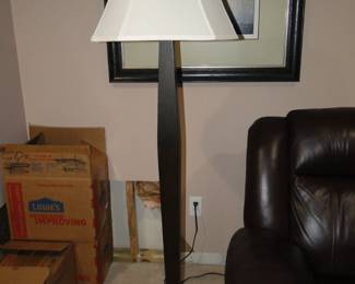 Tall and slender and sleek modern floor lamp