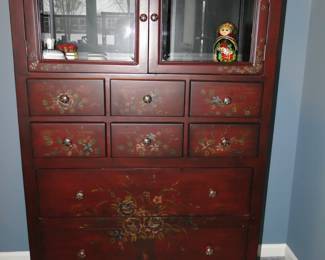 Lots of drawers and storage in this magnificent piece