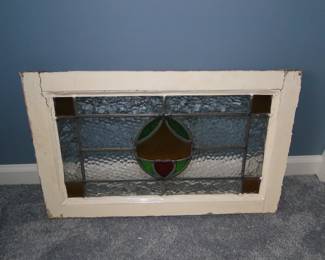 Vintage piece of stained glass