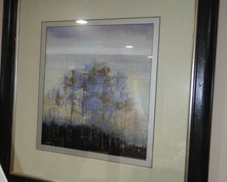 Nice quite, framed and matted meditative print.