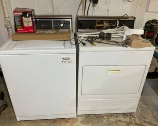 GAS DRYER AND WASHER