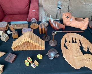 HANDMADE WOOD COLLECTIBLES MADE BY THE HOME OWNER