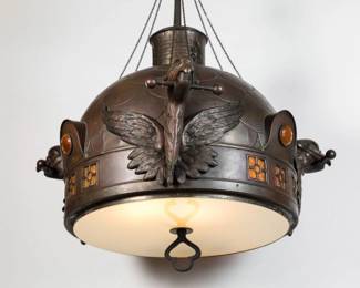 Aesthetic Movement Dome Pendant Lamp 