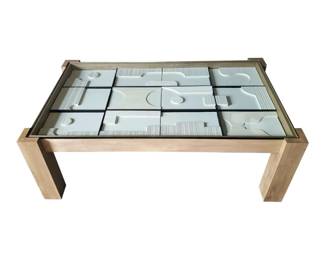 Paul Marra Design Modern Frieze Cocktail Table