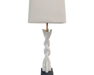 Tall Vintage 1950s Sculptural Table Lamp