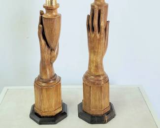 Pair of 1930's Hand Lamps