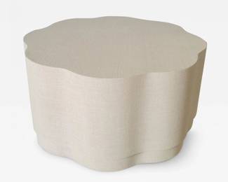 Linen Wrapped Coffee Table