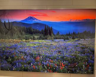 Photography Print of Moutainscape Sunset