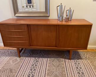 Mid Century Modern Teak Credenza