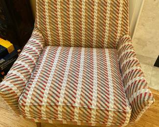 Lounge Arm Chair with Tapered Legs