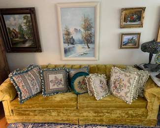 Needlepoint pillows