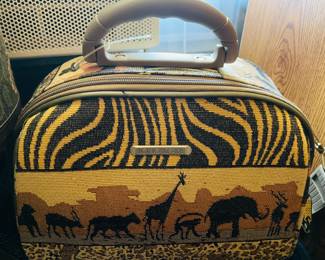 Vintage Bon Voyage Paris Travel Bag