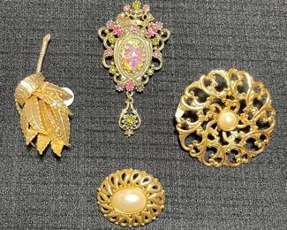 Beautiful Vintage Brooches