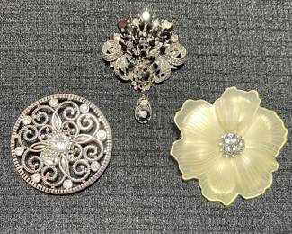 More Vintage Brooches
    On Right is Monet 