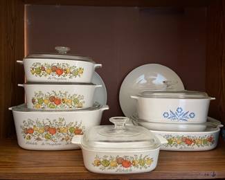 Collection of Vintage Corning Ware