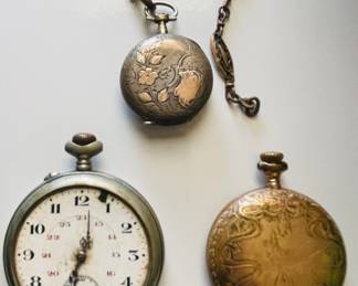 Collection of Antique Pocket Watches 