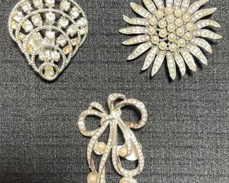 More Vintage Brooches 
    Monet on Bottom