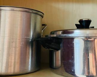 Complete Set   of Ashcroft Stainless Steel Cookware  including Electric Skillet