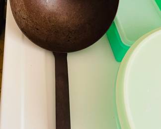 Vintage United States Navy 22" Handle Ladel with 8.25" Bowl