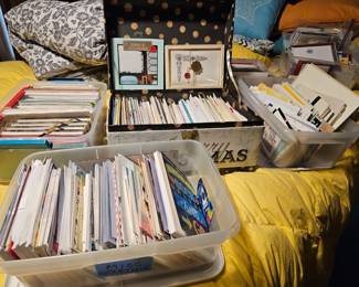 Stationary greeting cards